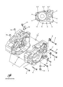 XG250 ｸﾗﾝｸｹｰｽ