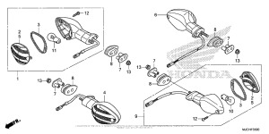 CBR600RR (ABS) Задний фонарь