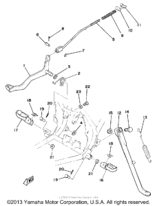 MX175G Подножки