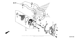 CBR650F Водяной насос