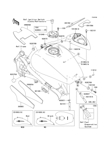 VN1600 Fuel tank(1 / 5)(b8f / b8fa)
