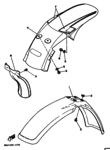 YZ250 YZ250B Крыло