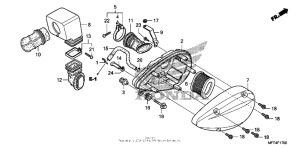 VT750C2 Воздушный фильтр