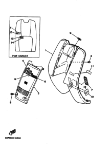 SH50 SH50M Щиток облицовочный