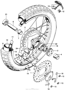 SL350 Переднее колесо