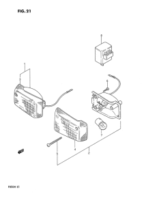 FB50 Front turnsignal lamp