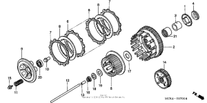 VT1100C2 Сцепление