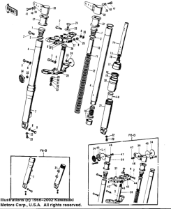  Вилка передней оси