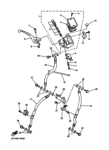 FZS1000 Передний тормозной цилиндр