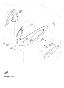 XC125FI Поворотники