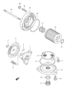 RV125 Маслонасос