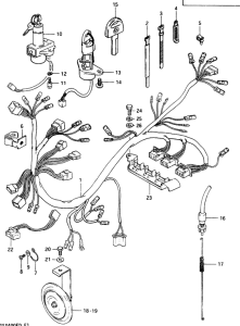GSX400 Жгут проводов