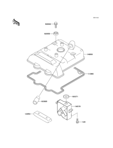  Крышка головки цилиндров