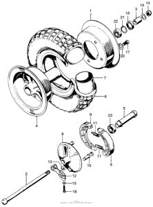 QA50 Переднее колесо