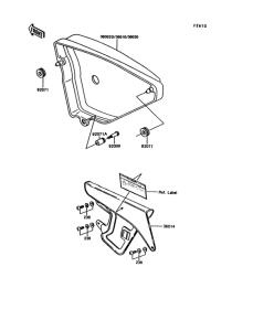 KE100 Боковые обтекатели