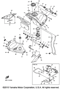 YZF-R1 Топливный бак