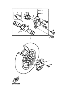 EW50 Передний суппорт