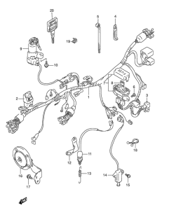 DR800 Жгут проводов