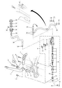  Задний торм цилиндр