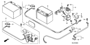 CB1300S (ABS) Аккумулятор