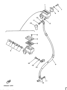 RD75LC Главный тормозной цилиндр