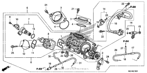 NSA700 Throttle body (ac)