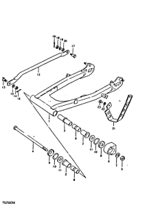 TS250 Маятник задний