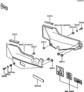 ZG1000 Боковые обтекатели