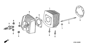 PK50 Cylinder / cylinder head