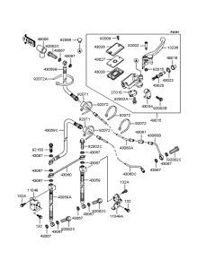 ZX1100 Главный тормозной цилиндр