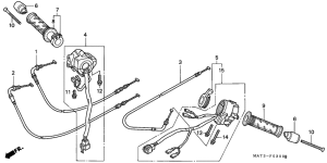 CBR1100XX Switch / cable