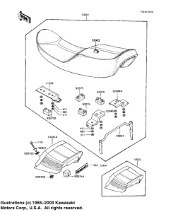 KZ1000 Seat / seat cover
