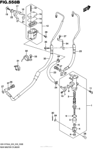 GSX-S750 (ABS) Rear Master Cylinder (Gsx-S750Al6 E28)