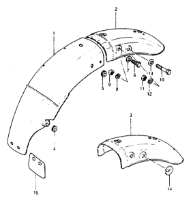 GS550 Заднее крыло