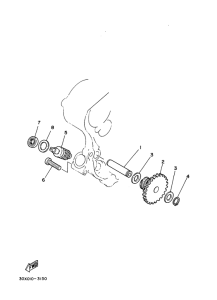 XT350'88 Тахометр