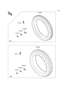 KLE650 Покрышки