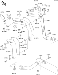 EL250 Глушитель