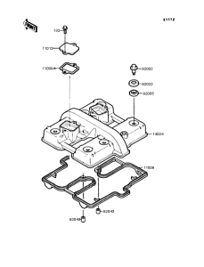 EX400 Крышка головки цилиндров
