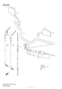 DL650 (ABS) Руль