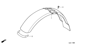 TL125 Переднее крыло