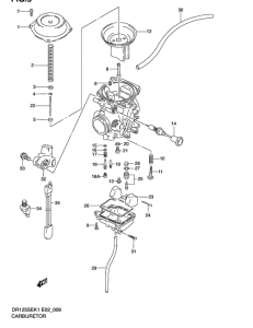 DR125 Carburetor assy