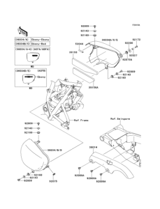 EJ800 Боковые обтекатели