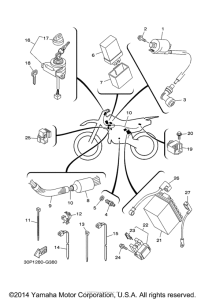 TTR125LEF Электрика