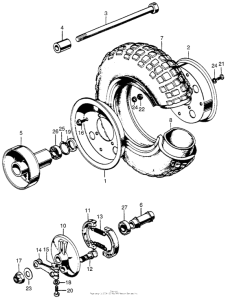Z50A Переднее колесо