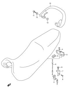 GSX750 Пружина