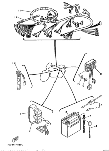 RD125LC Электрика 1