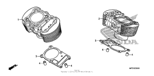 VT750C2B Цилиндры