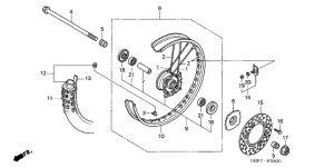 CR85RB Transom + tube