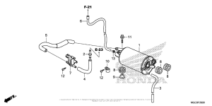 CB1100 (ABS) Канистра осушителя