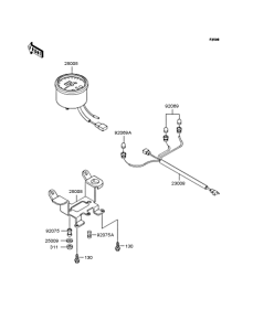 KMX80 Спидометр